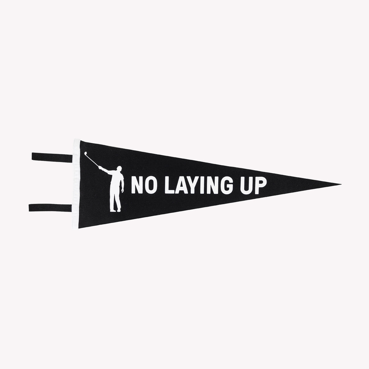 No Laying Up x Oxford Pennant Original Felt Pennant | Black