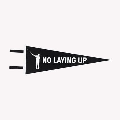 No Laying Up x Oxford Pennant Original Felt Pennant | Black