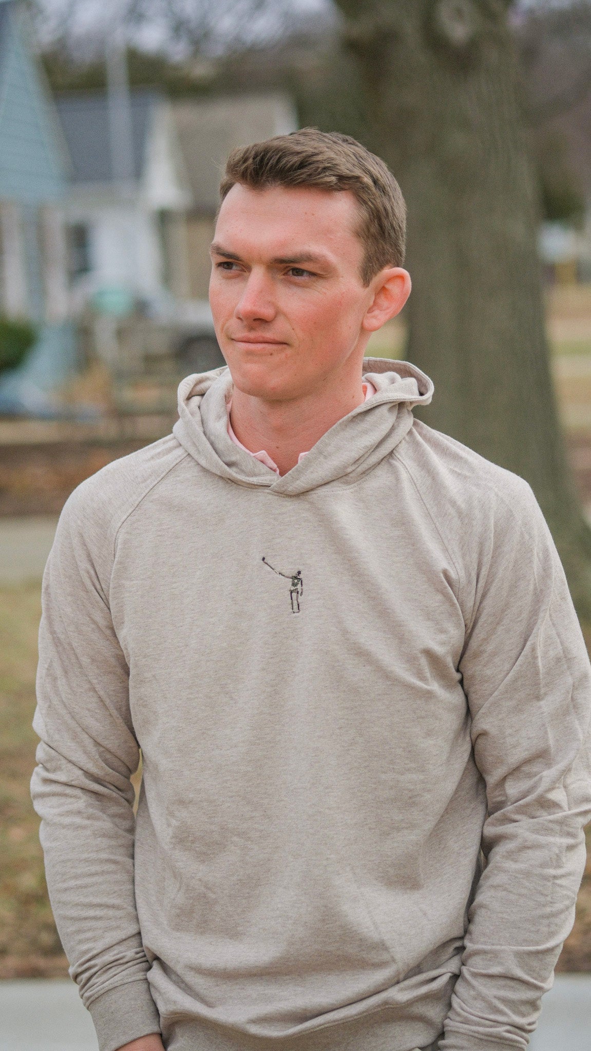 NLU x H&B Lawson Hoodie | Heathered Dune