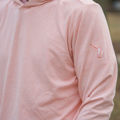 NLU x H&B Hamilton Hoodie | Heathered Nectarine & White