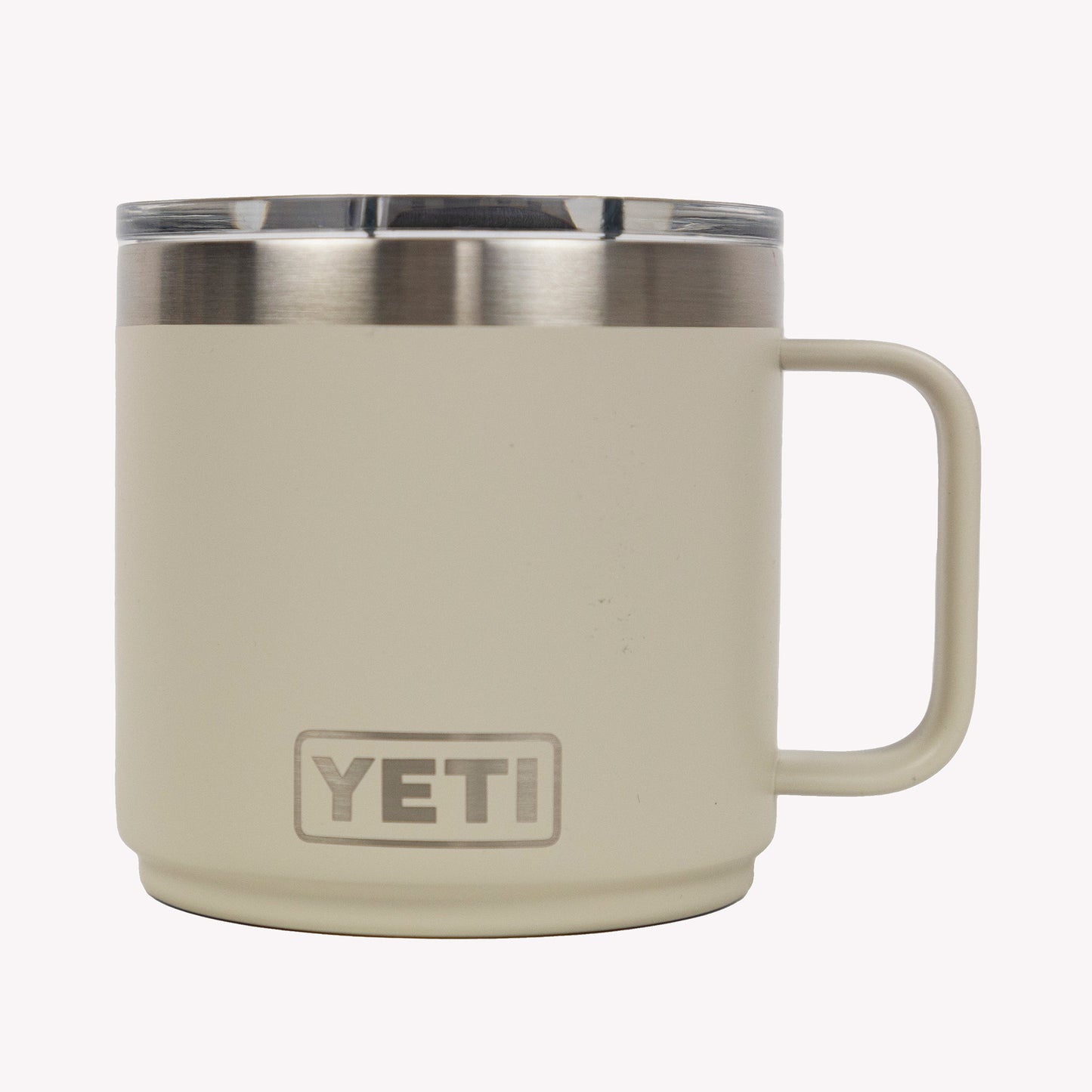 NLU x YETI 14oz Rambler Coffee Mug w/ DuraSip™ Ceramic Lining | Cape Taupe