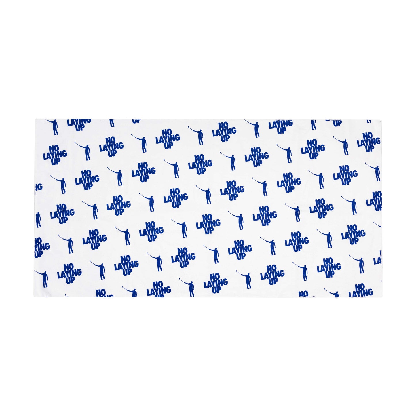 No Laying Up Logo Towel | Blue & White