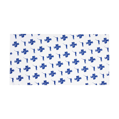 No Laying Up Logo Towel | Blue & White