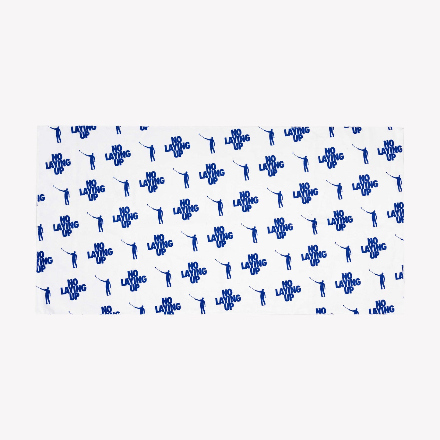 No Laying Up Logo Towel | Blue & White