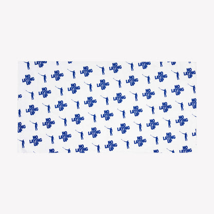 No Laying Up Logo Towel | Blue & White
