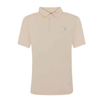 NLU Performance Polo | Tan w/ Sand