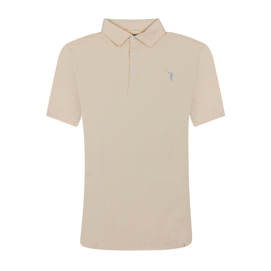 NLU Performance Polo | Tan w/ Sand