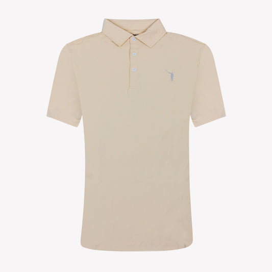 NLU Performance Polo | Tan w/ Sand