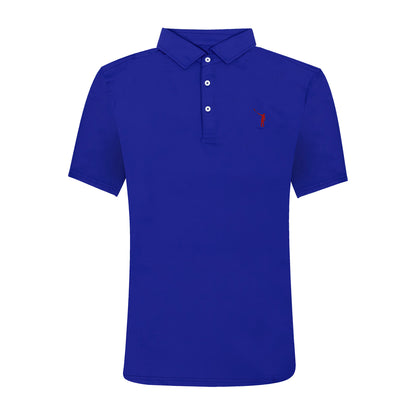 NLU Performance Polo | Blue w/ Red