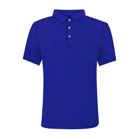 NLU Performance Polo | Blue w/ Red
