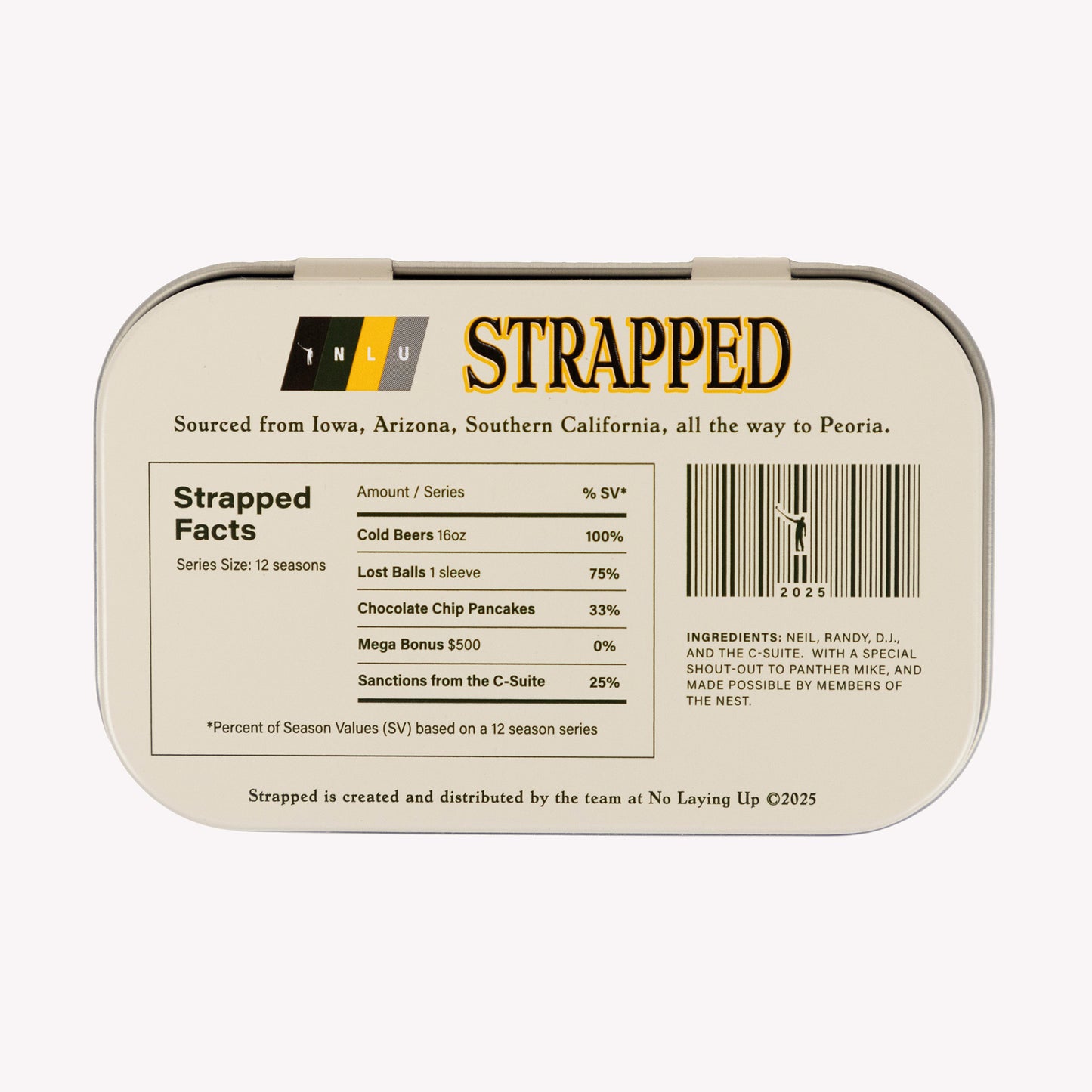 Strapped Stash Tin