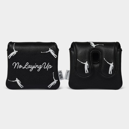 No Laying Up Dancing Waywards Center Shafted Mallet Putter Cover | Black
