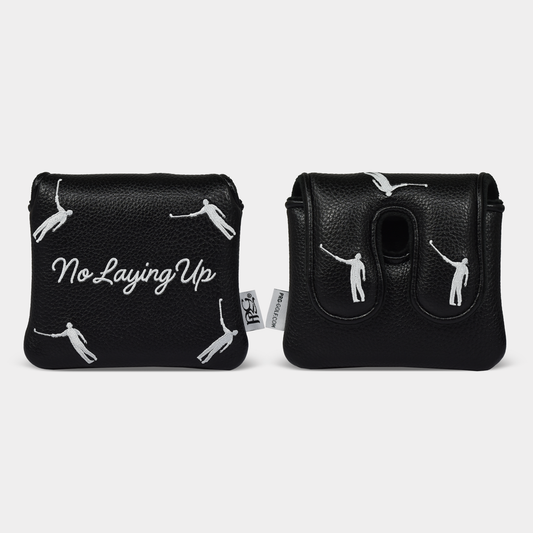 No Laying Up Dancing Waywards Center Shafted Mallet Putter Cover | Black