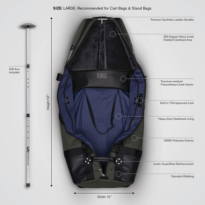 No Laying Up x Club Glove Pro Traveler | Slate