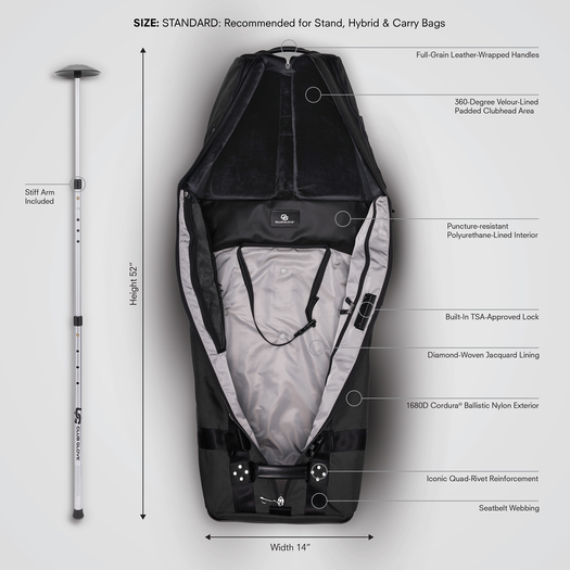 No Laying Up x Club Glove Tour Traveler SB | Black