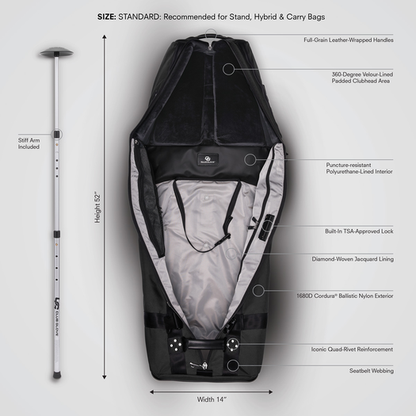 No Laying Up x Club Glove Tour Traveler SB | Black