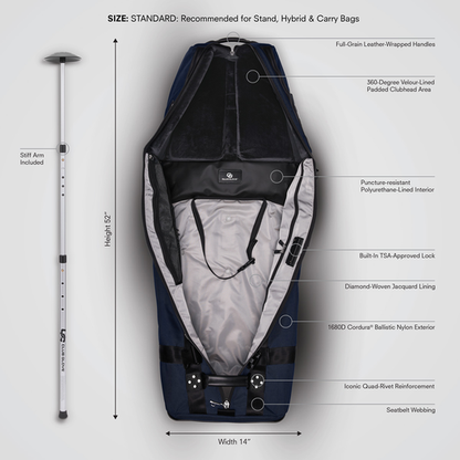 No Laying Up x Club Glove Tour Traveler SB | Navy