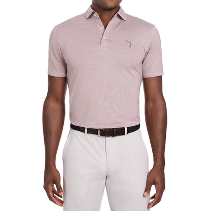 NLU x H&B Perkins Polo | Heathered Exeter & White