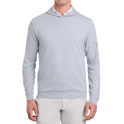 NLU x H&B Hamilton Hoodie | Heathered Bedford & White