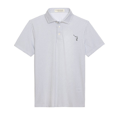 NLU x H&B Forrest Printed Boys Polo | Ivy