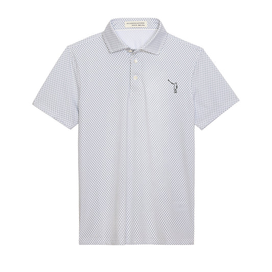 NLU x H&B Forrest Printed Boys Polo | Ivy