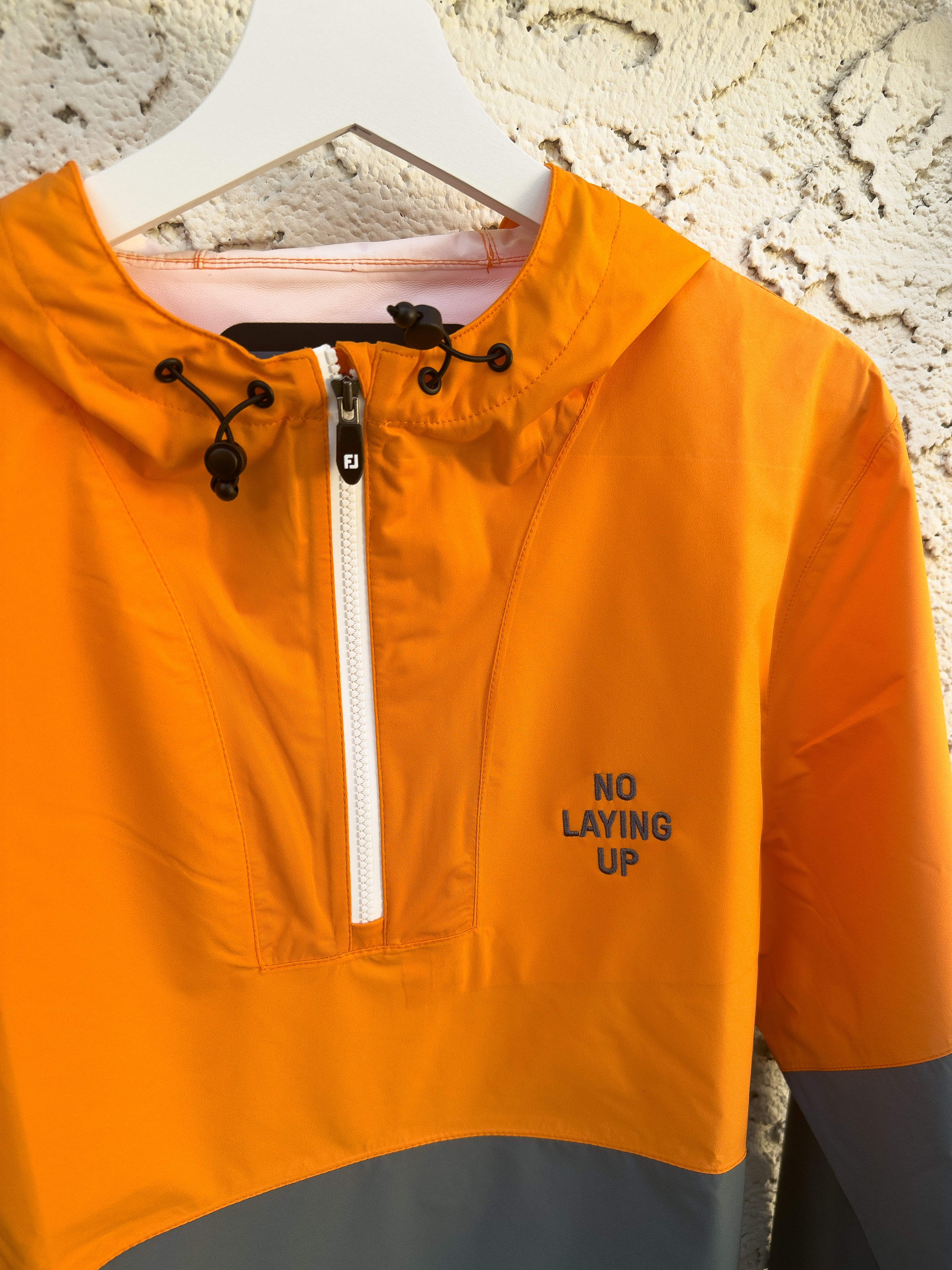NLU x FJ Hydrolite X Rain Hoodie | Solar/Basalt – No Laying Up