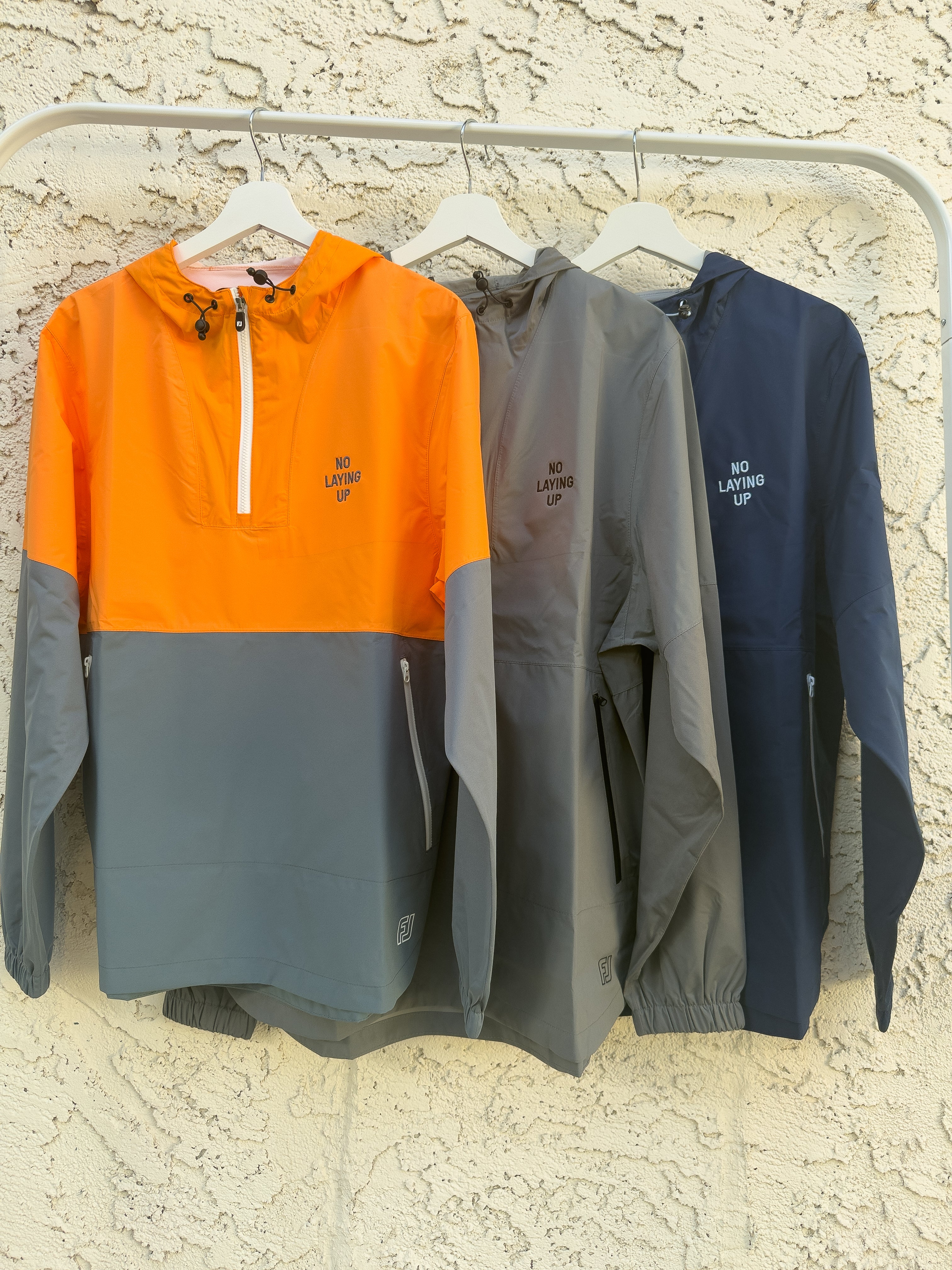 NLU x FJ Hydrolite X Rain Hoodie | Solar/Basalt – No Laying Up