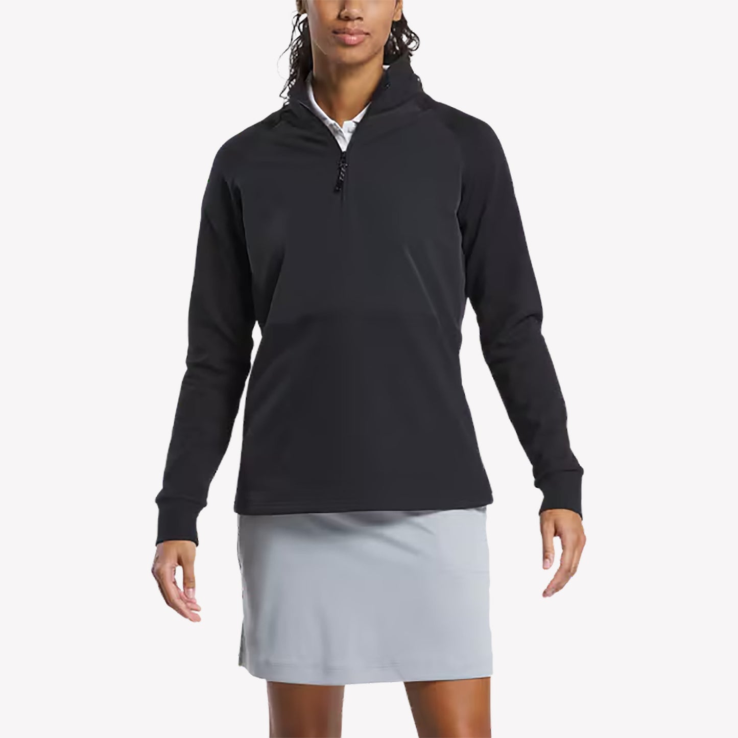 NLU x FJ Women's Hybrid Quarter Zip | Black
