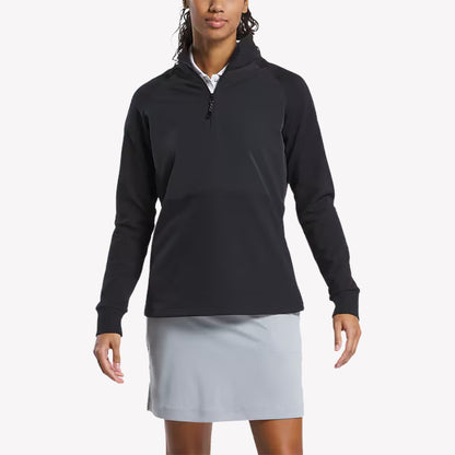 NLU x FJ Women's Hybrid Quarter Zip | Black