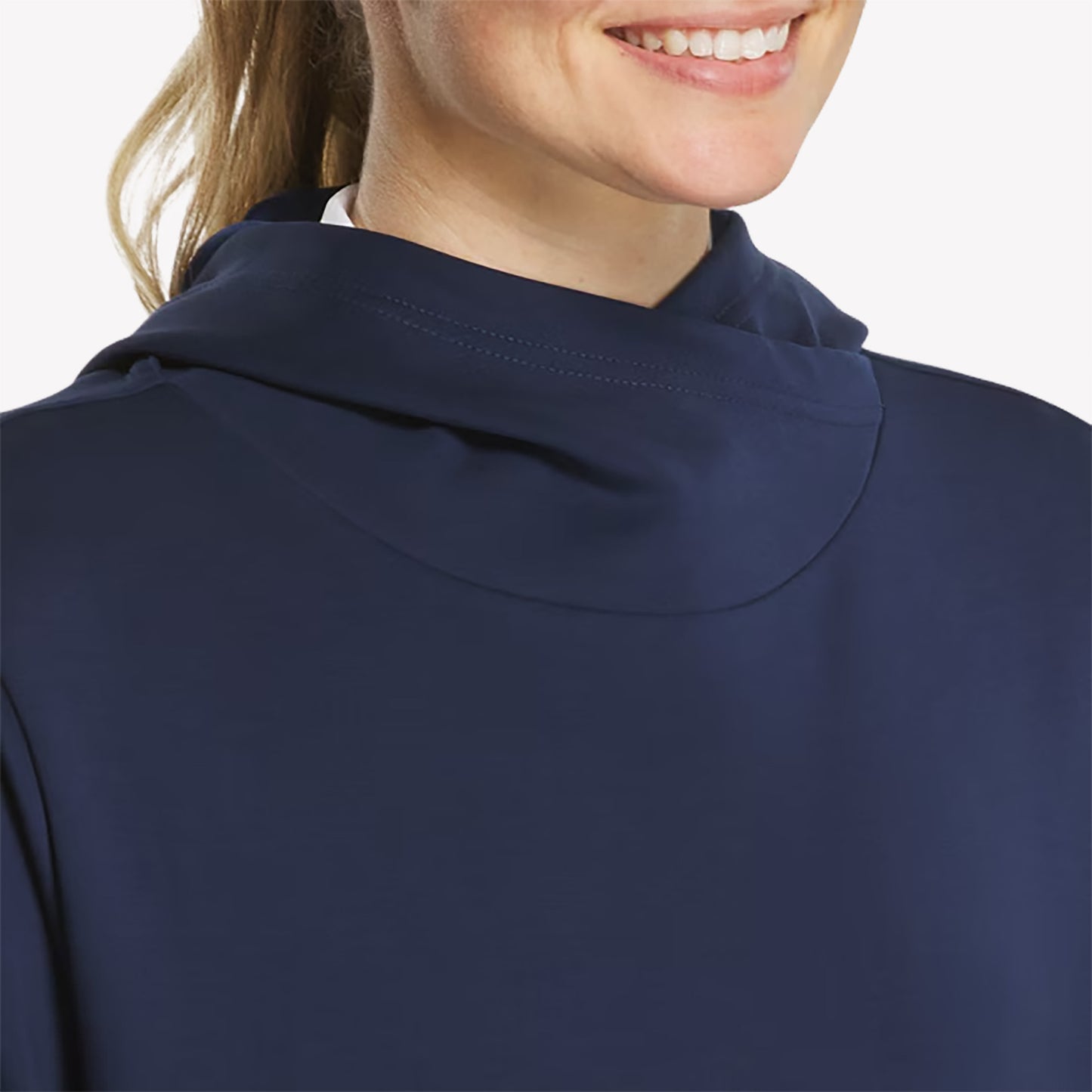NLU x FJ Women's Cowl Hoodie | Navy