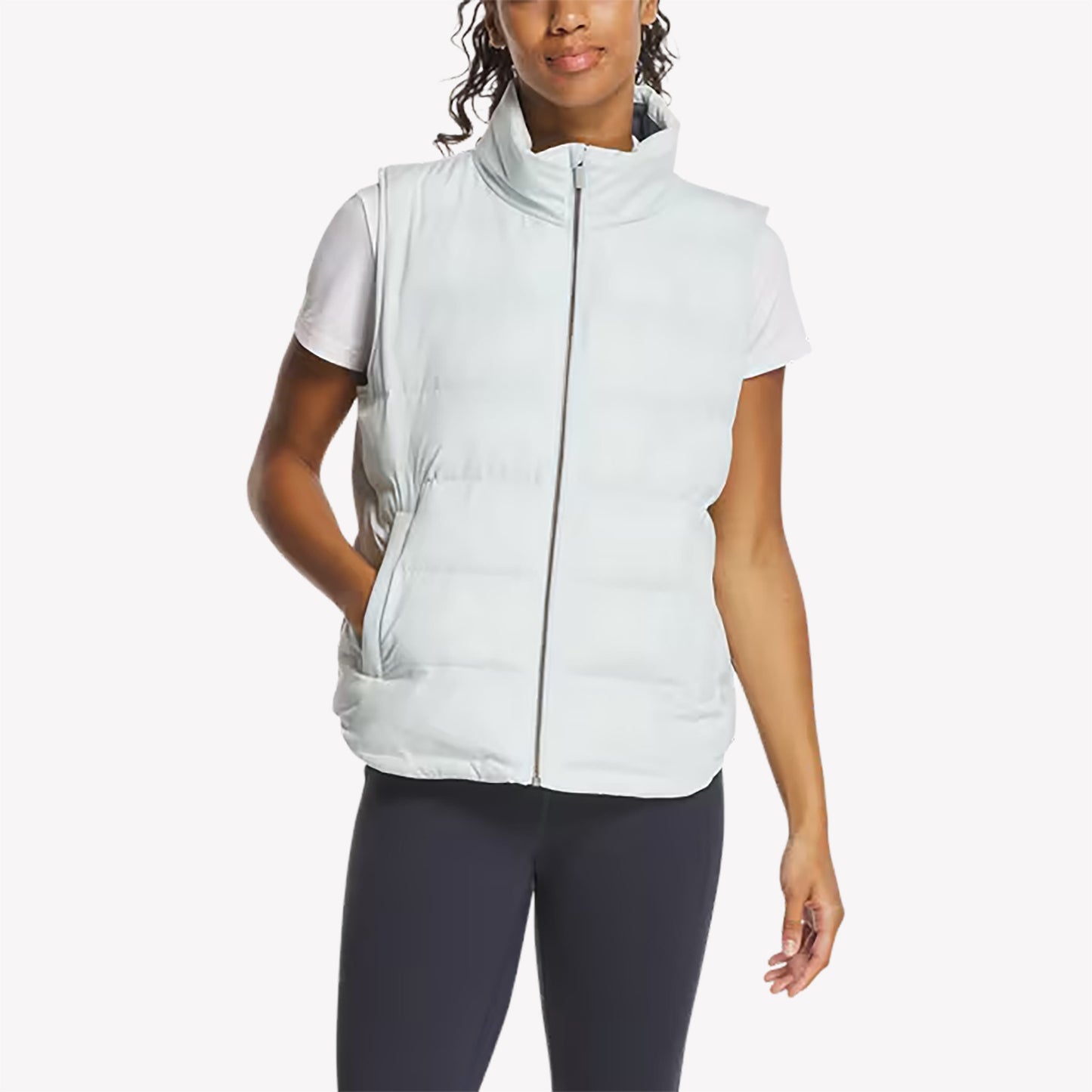 NLU x FJ Women's ThermoSeries Insulated Vest | Ice Blue