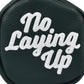 No Laying Up Barrel Driver Headcover | Hunter Green w/ White