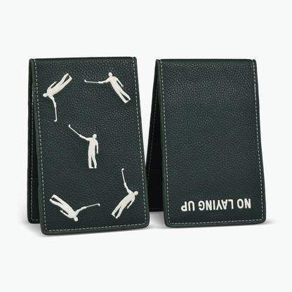 NLU Dancing Waywards Yardage Book Cover | Hunter Green
