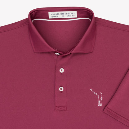 NLU x H&B Macdonald Polo | Cabernet