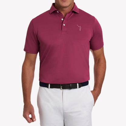 NLU x H&B Macdonald Polo | Cabernet