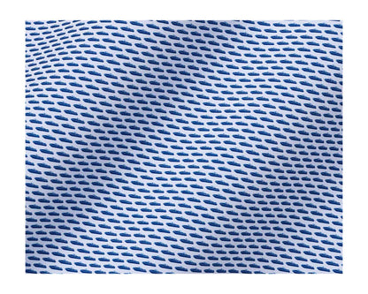 NLU x H&B Jenkins Printed Polo | White & Oxford