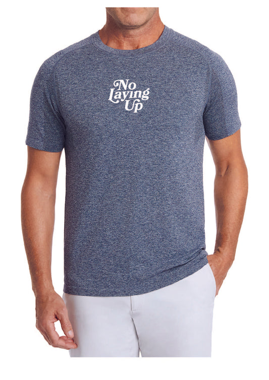 NLU x H&B Pickett Performance T-Shirt | Heathered Navy