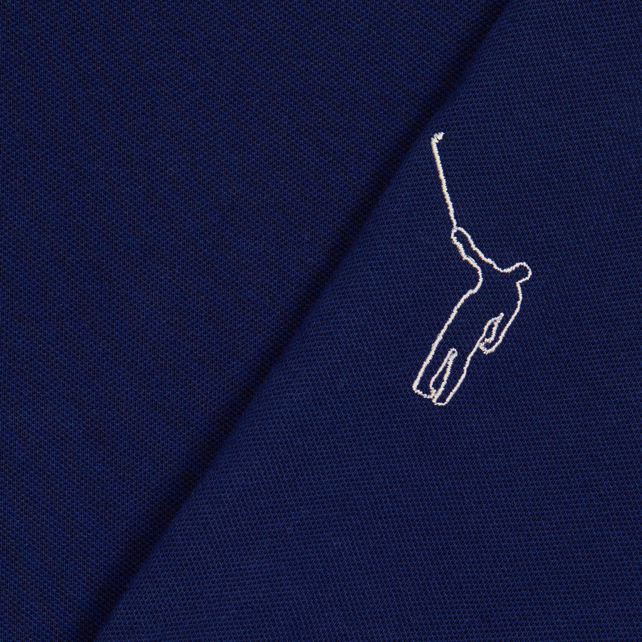 NLU + H&B Burton Long Sleeve Polo | Navy