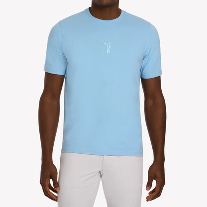 NLU x H&B Mason T-Shirt | Vista Blue w/ Wayward Outline