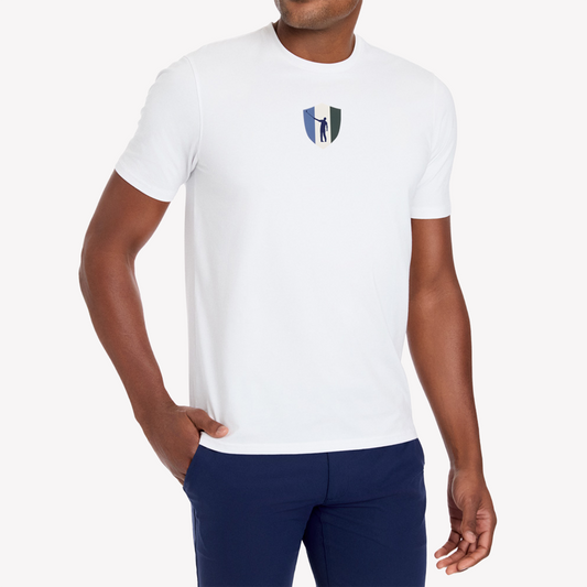NLU x H&B Mason T-Shirt | White w/ NLU Shield