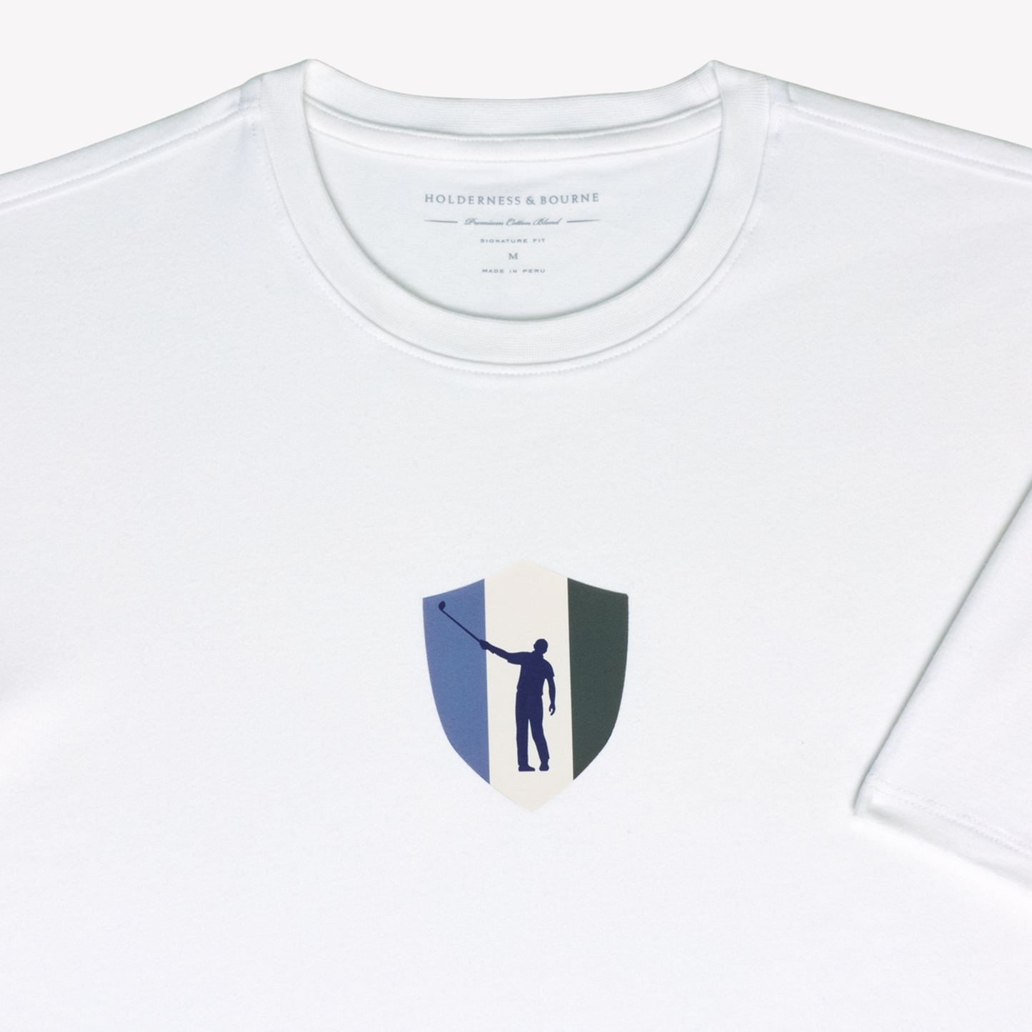 NLU x H&B Mason T-Shirt | White w/ NLU Shield