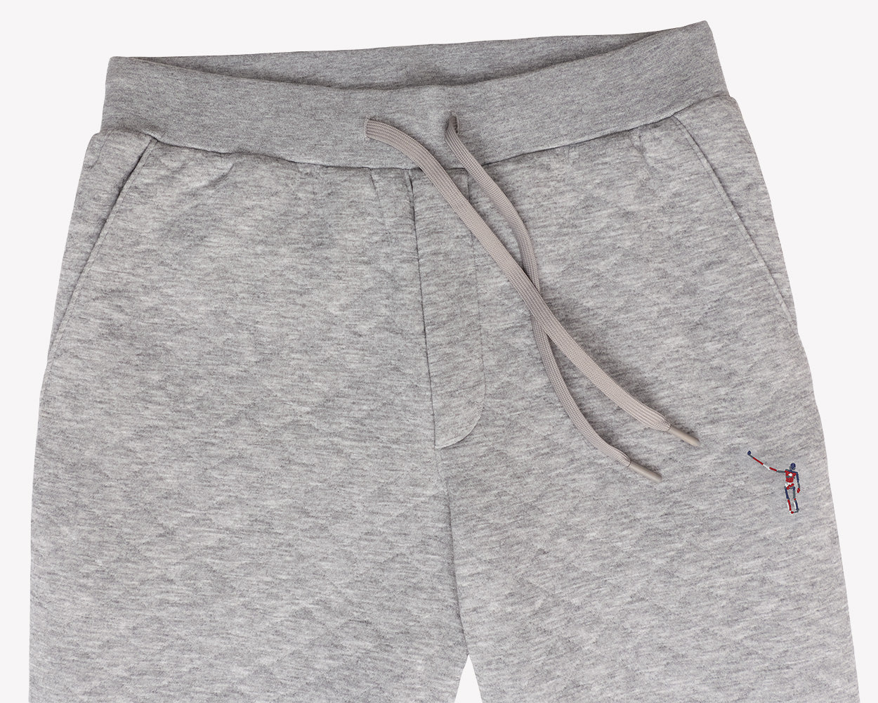 NLU x H&B Mills Joggers | Heathered Light Grey