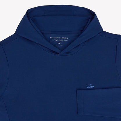 NLU + H&B Jackson Hoodie | Navy W/ NLU Script Initials