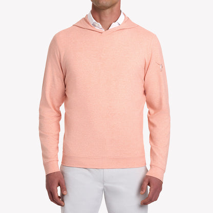 NLU x H&B Hamilton Hoodie | Heathered Nectarine & White
