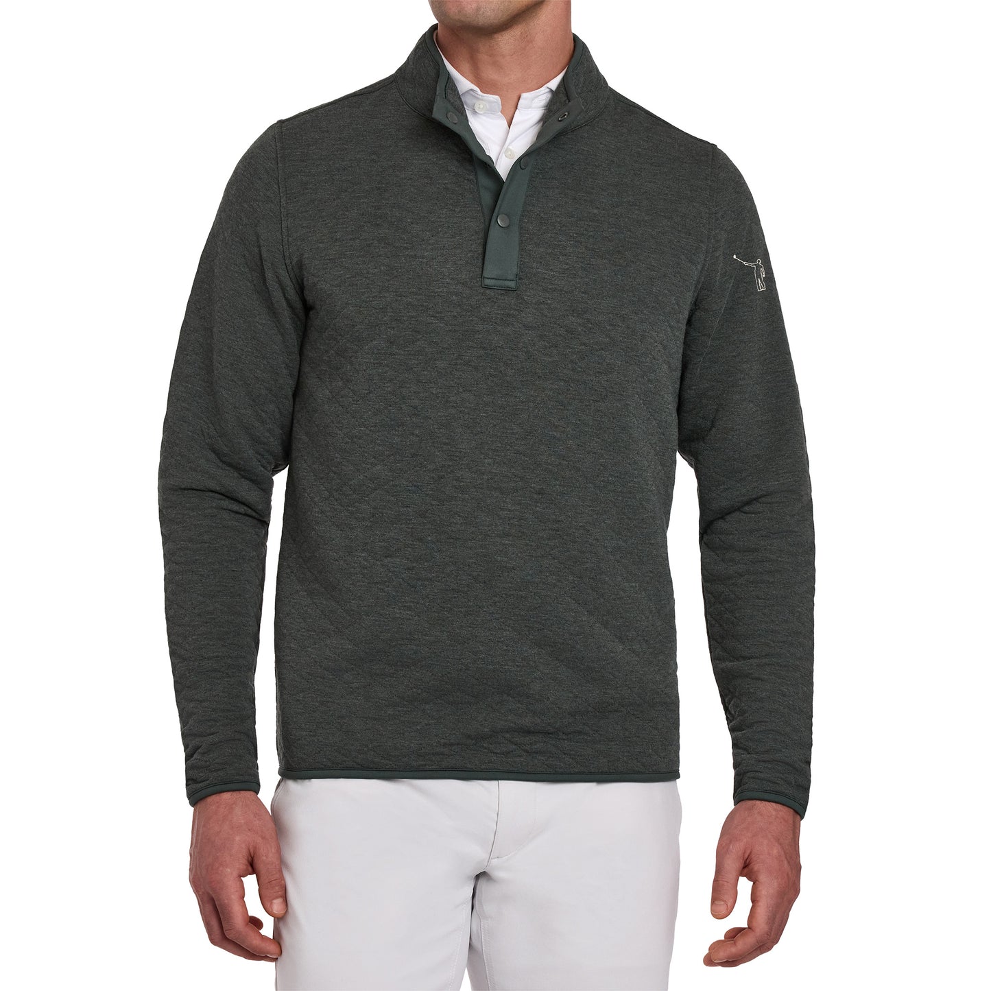 NLU x H&B Sullivan Pullover | Heathered Ivy