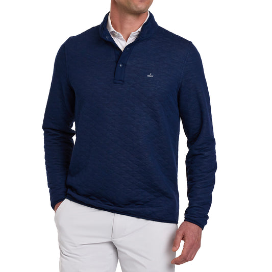 NLU x H&B Sullivan Pullover | Heathered Navy