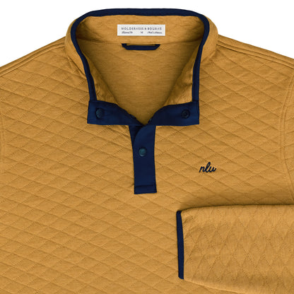 NLU x H&B Sullivan Pullover | Heathered Saffron