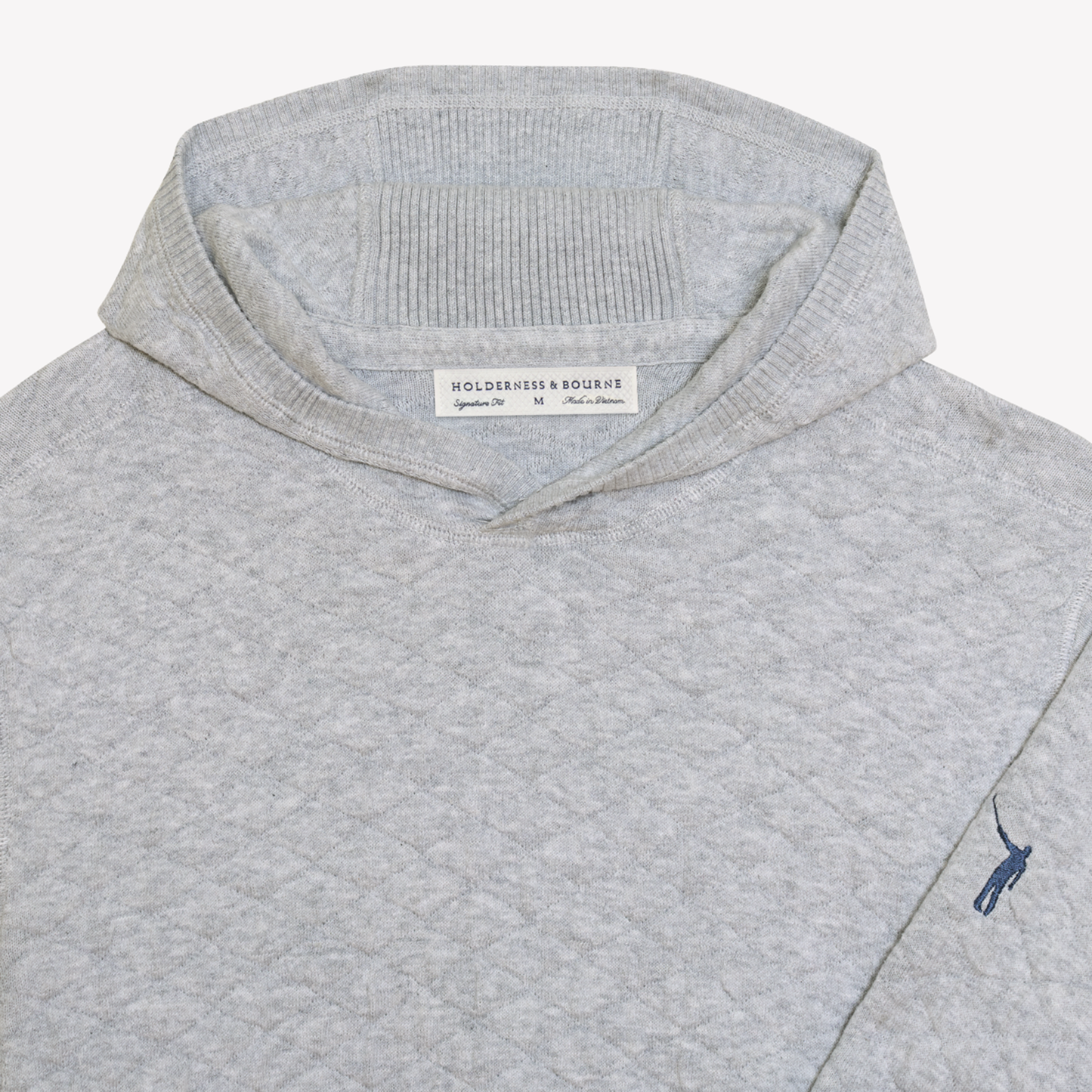 NLU x H&B Wallace Sweater Hoodie | Heathered Grey