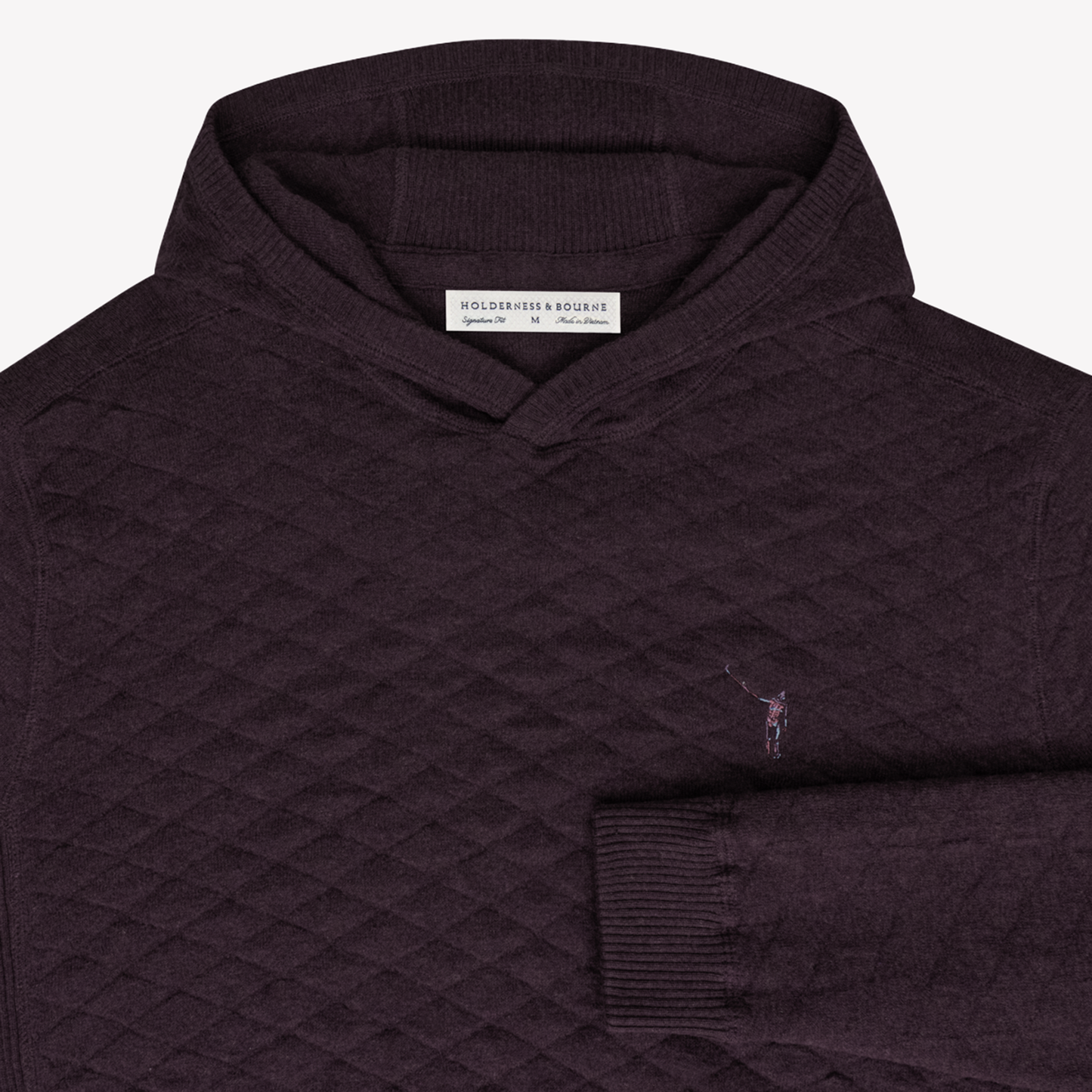 NLU x H&B Wallace Sweater Hoodie | Heathered Vinyard