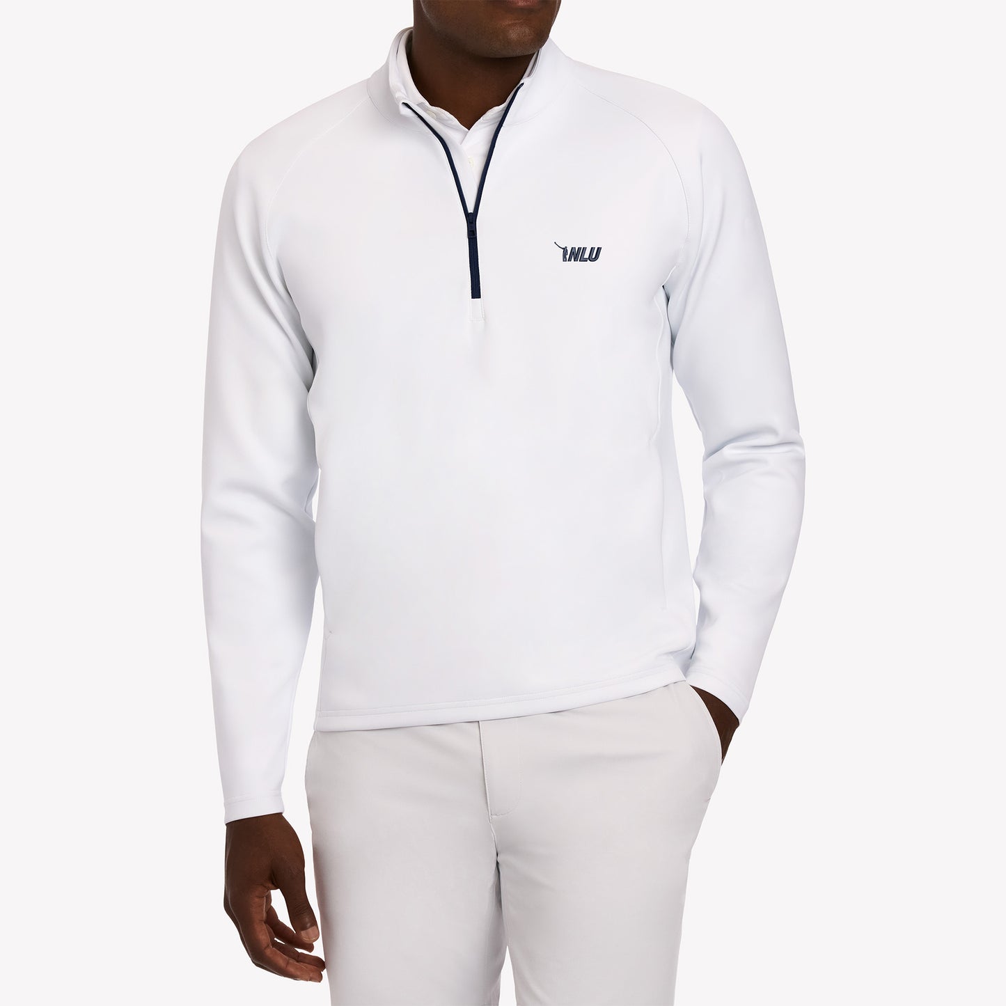 NLU x H&B Rodgers Pullover | White